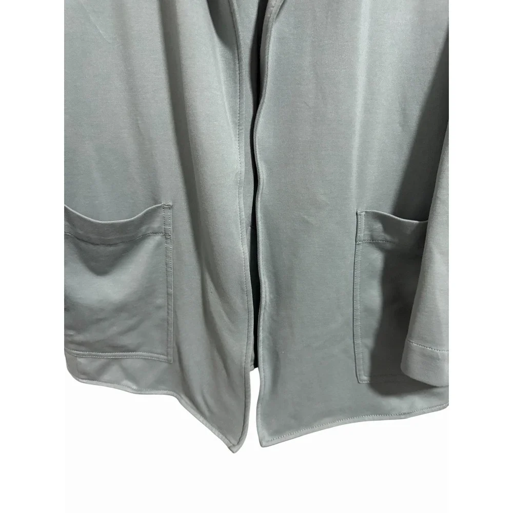 Athleta Eastbound Blazer Gray Sage Jacket Women's Size‎ 14